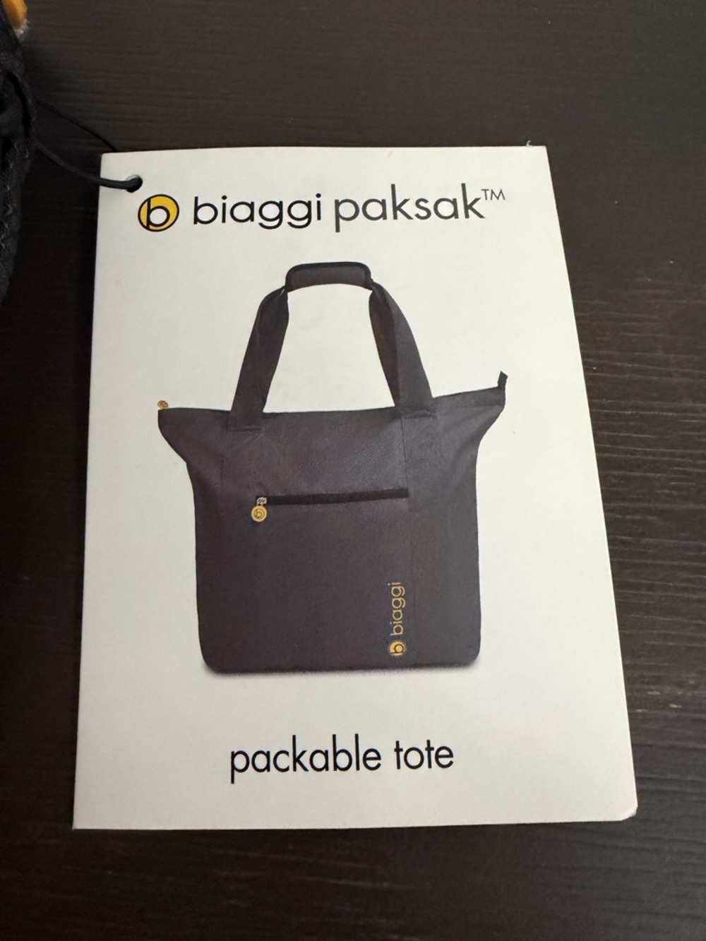 Biaggi Paksak - Black & NWT